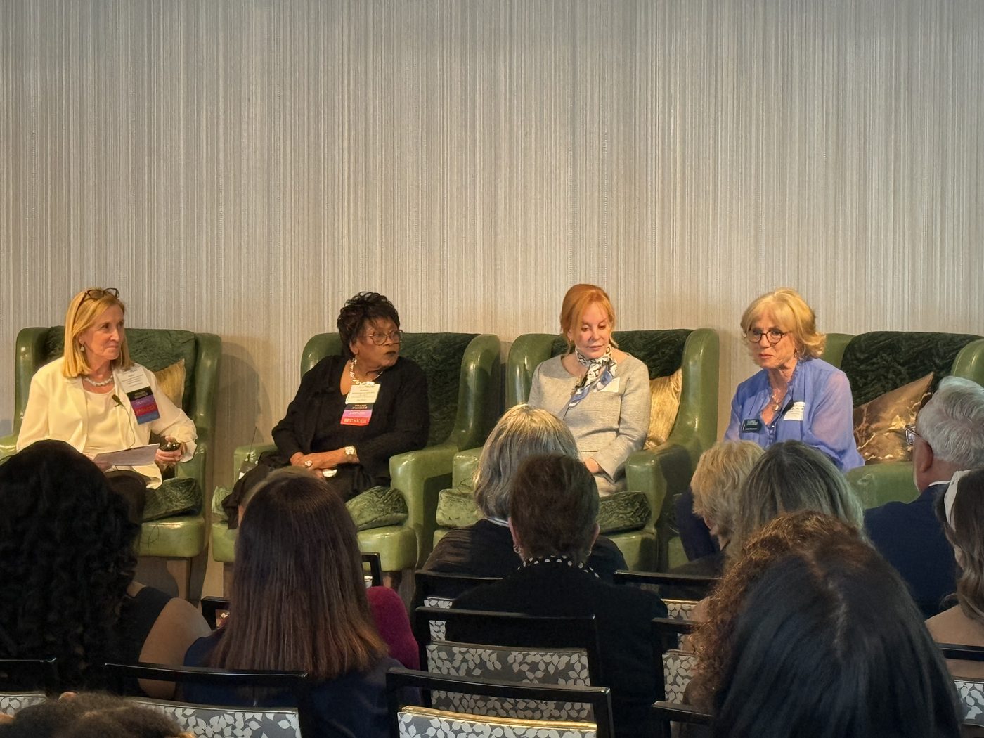 Panel discussion on stage