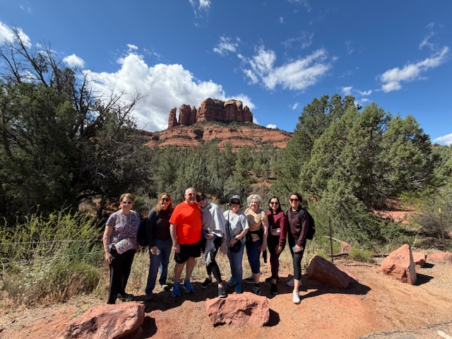 Summit attendees exploring Sedona